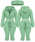 SR KNIT CAPRI SET - MINT TO B RICH